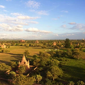 Landscape of archelogic site of Bagan Myanmar