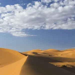 Landscape of dunes in Erg Chebbi, Sahara, Morocco