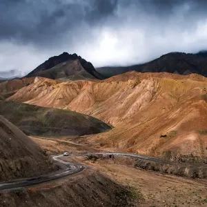 Landscape in Ladakh region Landscape in Ladakh region