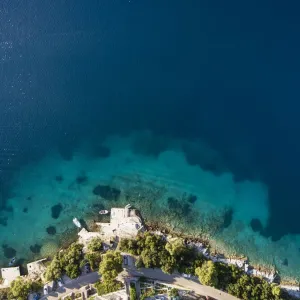 Aerial View of Mljet National Park Print Aerial View of Mljet National Park Print