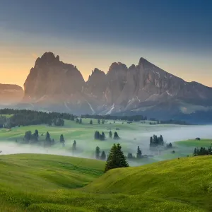 Alpe di Suisi Landscape Print Alpe di Suisi Landscape Print