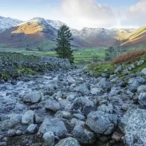 Langdale Valley Winter Print