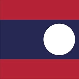 Laos Flag Illustration