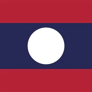 Laos Flag Illustration Laos Flag Illustration