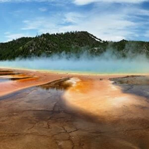 Large Size Panoramic of Grand Prismatic Spring, Yellowstone National Park