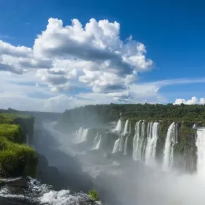 Largest waterfalls of Iguazu Falls, Argentina