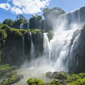 Largest waterfalls of Iguazu Falls, Argentina