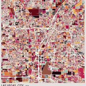 Las Vegas City Art Map Background Print Las Vegas City Art Map Background Print