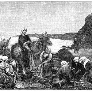 Laundresses in Brittany, Jules Breton Laundresses in Brittany, Jules Breton