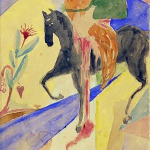 Le cavalier masque, 1915. Artist: Guillaume Apollinaire Le cavalier masque, 1915. Artist: Guillaume Apollinaire