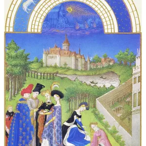 Le Tres riches heures du Duc de Berry - April Le Tres riches heures du Duc de Berry - April