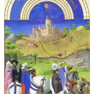 Le Tres riches heures du Duc de Berry - August Le Tres riches heures du Duc de Berry - August