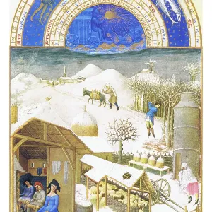 Le Tres riches heures du Duc de Berry - February Le Tres riches heures du Duc de Berry - February