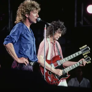 Led Zeppelin Performing At Live Aid Led Zeppelin Performing At Live Aid
