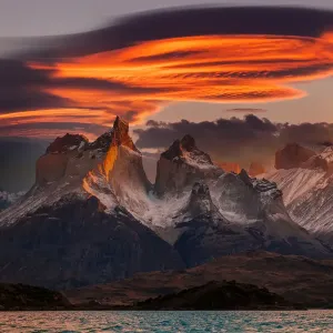 Lenticular Clouds at Dawn Print Lenticular Clouds at Dawn Print
