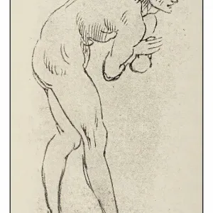 Leonardo's sketches and drawings: man Leonardo's sketches and drawings: man