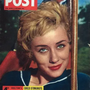 Leslie Caroll Print, 22nd September 1956 Leslie Caroll Print, 22nd September 1956