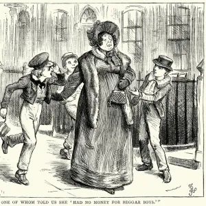 Life of Charles Dickens - Beggar boys