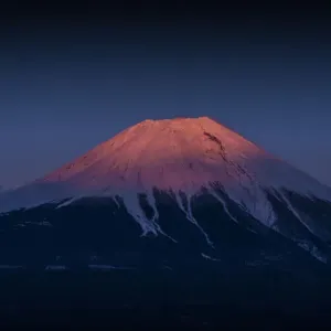 Last light on Mount Fuji Last light on Mount Fuji