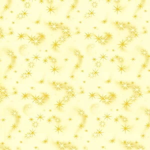 Light Yellow Star Pattern