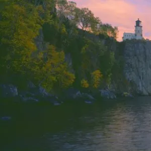 "Lighthouse from 1905 at Split Rock, Lake Superior, Minnesota"