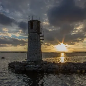 Lighthouse on a lake in County Galway, Ireland Lighthouse on a lake in County Galway, Ireland