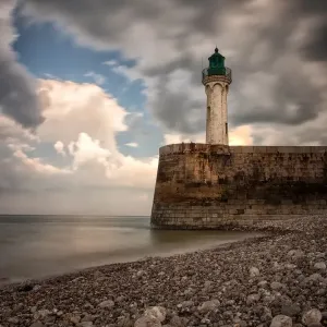Lighthouse of Saint Valery en Caux Print Lighthouse of Saint Valery en Caux Print