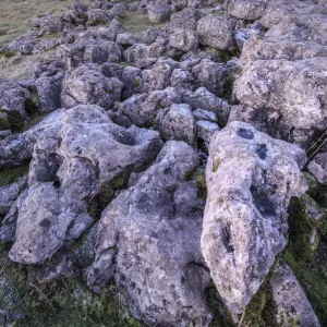 Limestone sunrise. Yorkshire Dales. UK