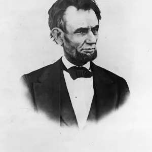 Print of Abraham Lincoln in 1865 Print of Abraham Lincoln in 1865