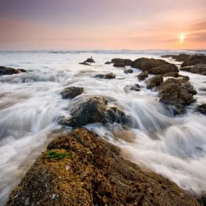 Lincoln City Beach Sunset Print