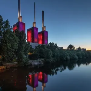 Linden Power Plant Print, Hanover, Germany
