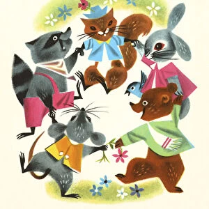 Five Little Animals Dancing