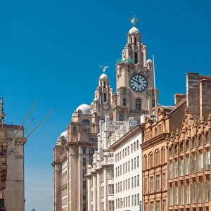 Liverpool, port district and Royal Liver Building