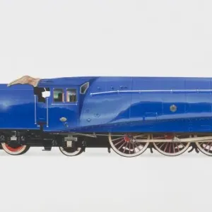 LNER Mallard Blue Locomotive Side View Print LNER Mallard Blue Locomotive Side View Print
