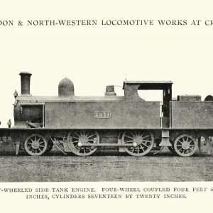 LNWR Eight wheeled side tank engine LNWR Eight wheeled side tank engine