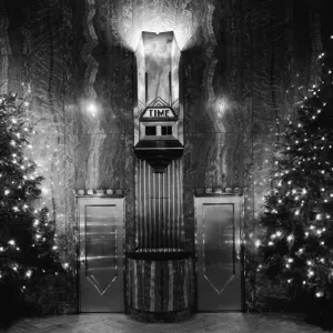 Lobby Of Chrysler Building With Trees Lobby Of Chrysler Building With Trees