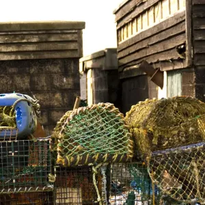 Écrans de crevettes et vieilles cabanes. Écrans de crevettes et vieilles cabanes.
