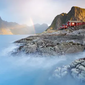 Lofoten Scenery - Hamnoy Village Lofoten Scenery - Hamnoy Village