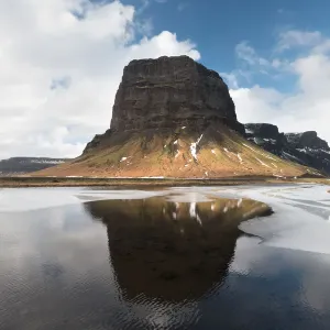 Lomagnupur Iceland Reflection Print Lomagnupur Iceland Reflection Print