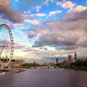London Eye Evening London Eye Evening