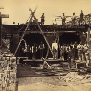 London Grows Print: River Lea Aqueduct Construction London Grows Print: River Lea Aqueduct Construction
