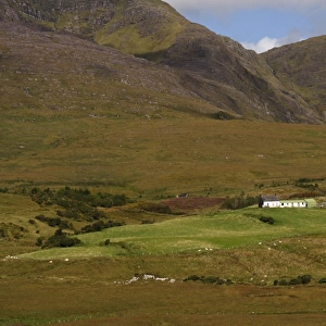 Lone Farmhouse On The Iveragh Peninsula Or Ring Of Kerry