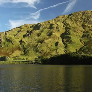 lone house on the side of kylemore lake in connacht region lone house on the side of kylemore lake in connacht region