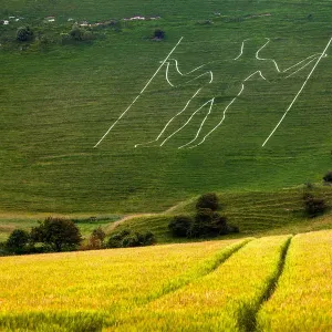 The Long Man of Wilmington Print The Long Man of Wilmington Print