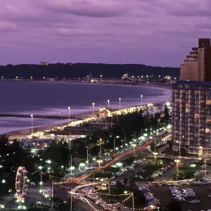 Durban Beachfront Evening Print Durban Beachfront Evening Print