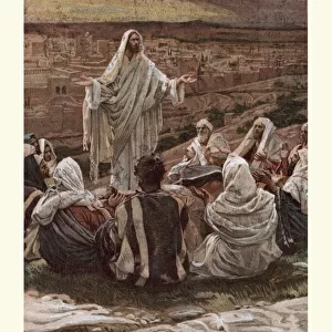The lords prayer, Jesus with his worshippers