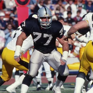 Los Angeles Raiders Lyle Alzado Print, January 1, 1984. Art Prints