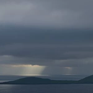 Low hanging clouds, Koltur island, Faroe Islands, Denmark