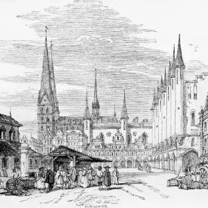 Lubeck Senate House Print Lubeck Senate House Print