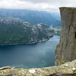 Lysefjord Print with Pulpit Rock Lysefjord Print with Pulpit Rock